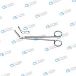 POTTS-SMITH Vascular scissors 60 deg angled