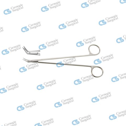 DIETHRICH-HEGEMANN Coronary scissors nano blades 45 deg angled