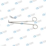 DIETHRICH-HEGEMANN Coronary scissors fine blades 25 deg angled