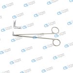 DIETHRICH-HEGEMANN Coronary scissors fine blades 90 deg angled