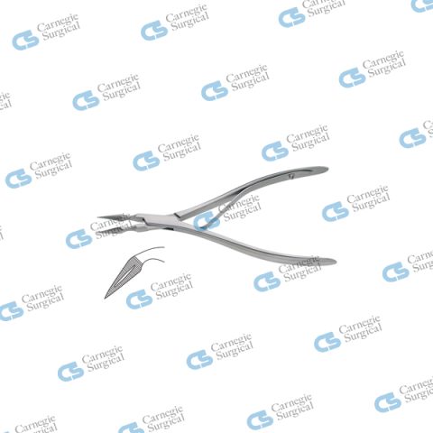 RALK Splinter forceps 45 deg angled tip