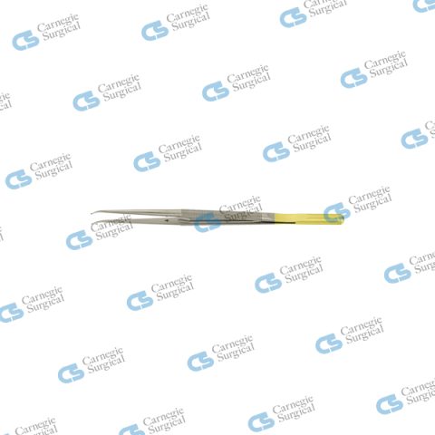 Micro Dressing and suture forceps diamond coated jaws counter balanced handle straight