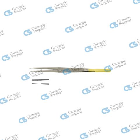 Micro Dressing and suture forceps diamond coated jaws counter balanced handle straight