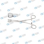 FOERSTER Sponge holding forceps serrated jaws straight