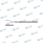 Osteotome convex curved tip