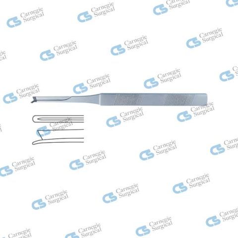 SILVER Rhinoplastic chisels v-shaped delicate pattern
