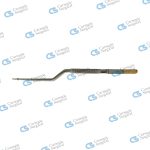 TEBBETTS Forceps, bayonet shaped, round handle TC TEBBETTS Forceps, bayonet shaped, round handle TC