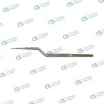 TEBBETTS Forceps, bayonet shaped, round handle TEBBETTS Forceps, bayonet shaped, round handle
