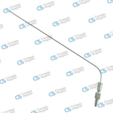 Suction tube with finger cutoff & LUER Hub